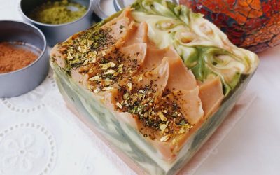 Matcha zöld tea és  vörösagyag –  Szappankészítő szertartásod első lépései